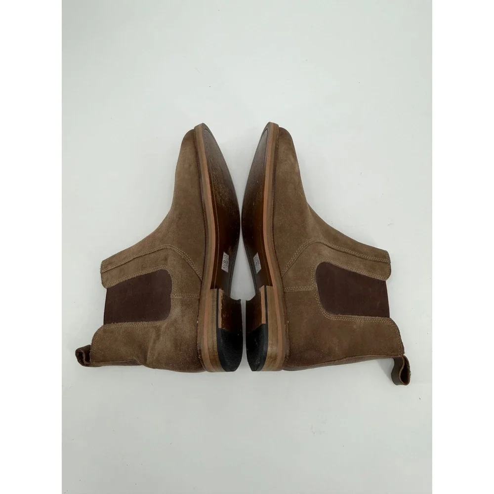 Crevo Denham Mens Brown Suede Chelsea Boots CV1342-216 Size 12